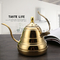 SS Hand Drip Kettle With Lid Silver 1200ml Gooseneck Cafeteira Espresso Coffee Tea Pot